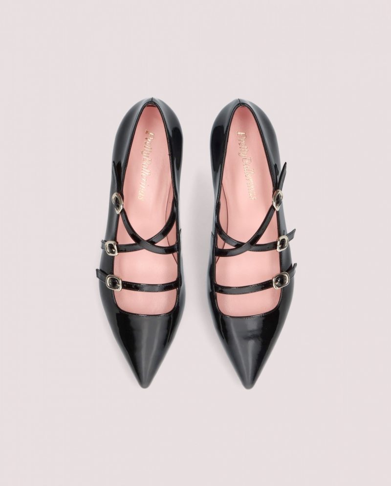 Clementine black ballerinas - Imagen 2