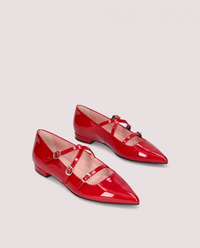Clementine red ballerinas - Imagen 4
