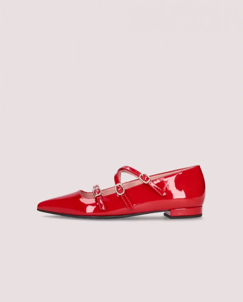 Clementine red ballerinas - Imagen 3