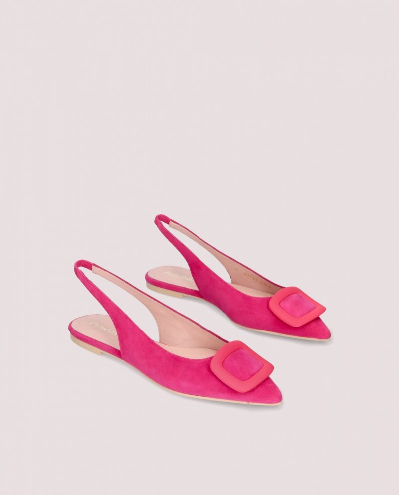 Ella pink singback ballerina - Imagen 3