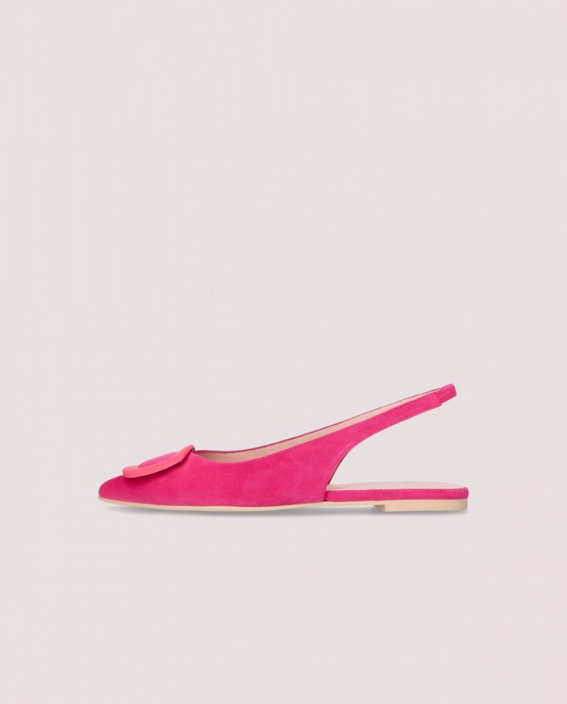 Ella pink singback ballerina - Imagen 2