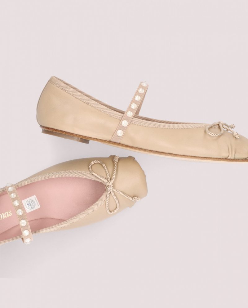 Kristen beige ballerinas - Imagen 6