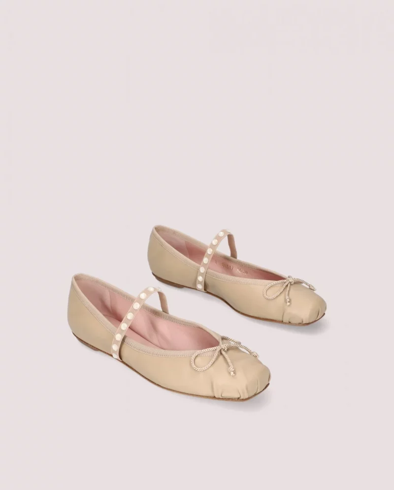 Kristen beige ballerinas - Imagen 3
