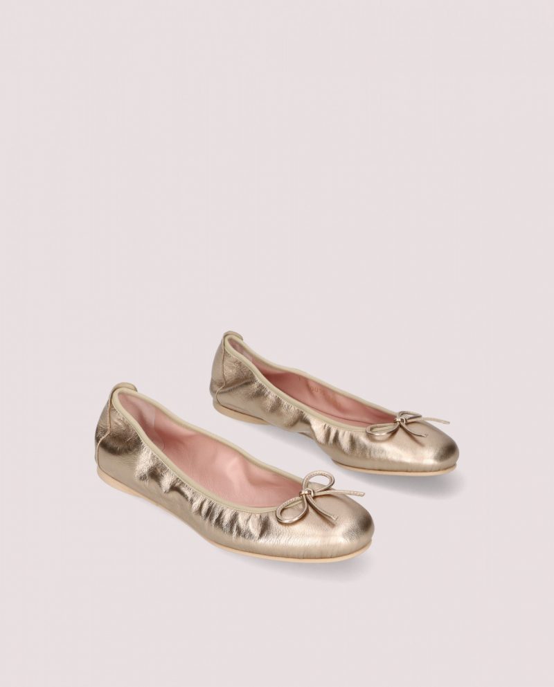 Lea gold ballerinas - Imagen 5