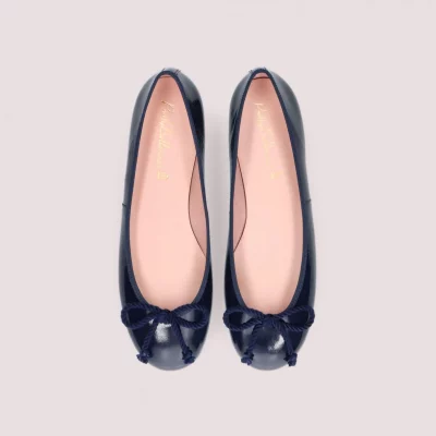 Rosario navy ballerinas