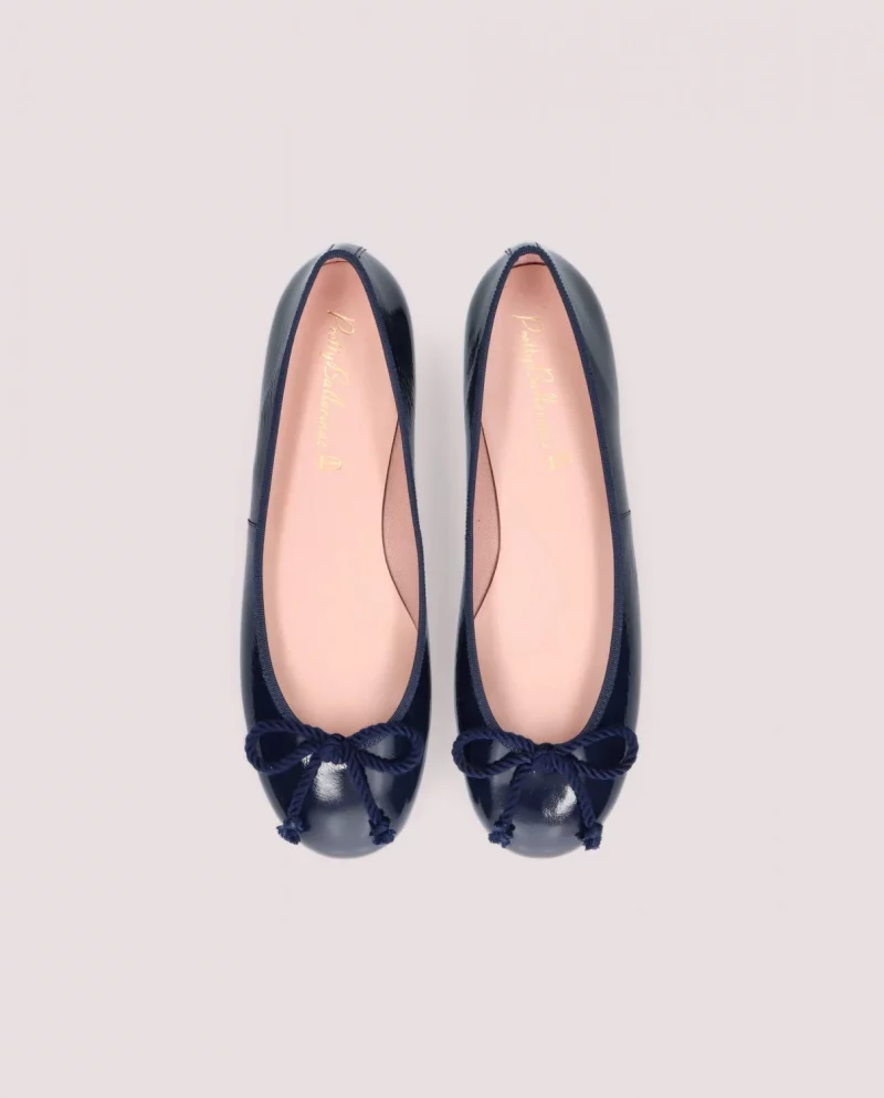 Rosario navy ballerinas