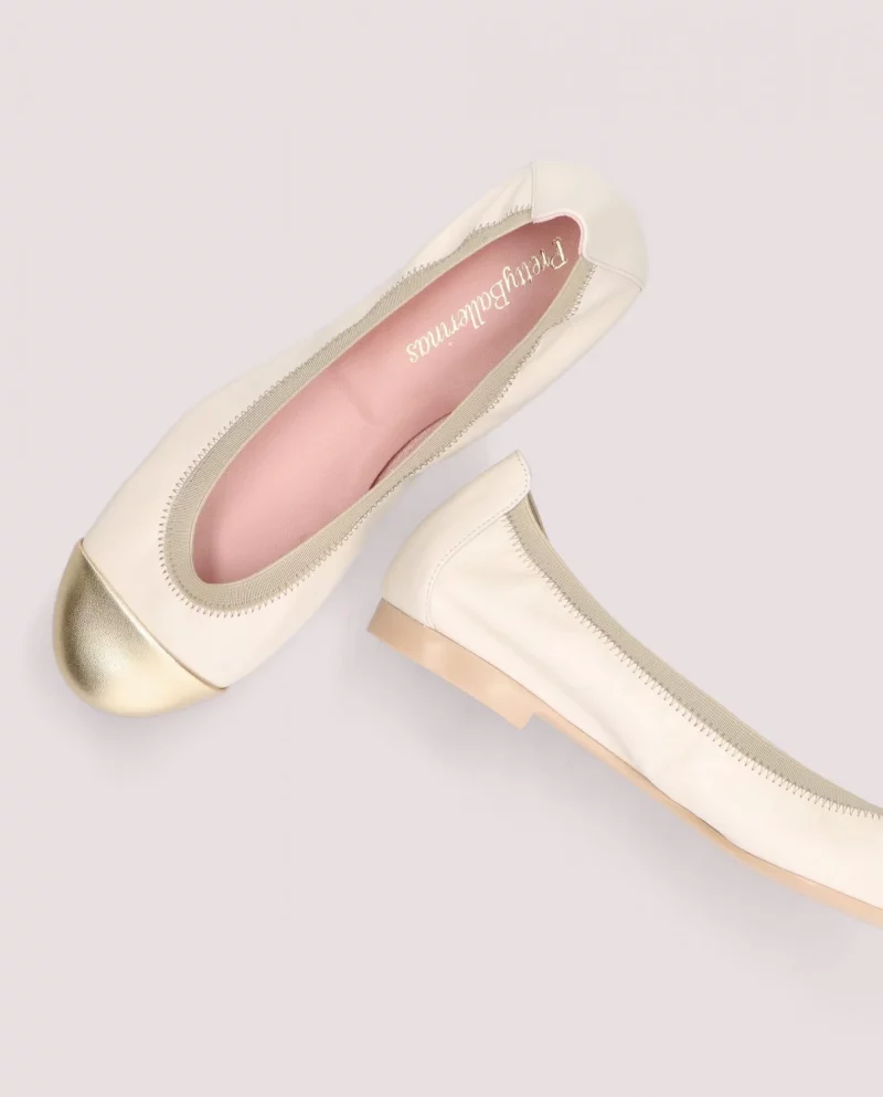 Shirley gold ballerinas - Imagen 2