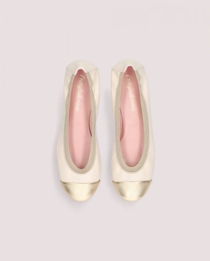 Shirley gold ballerinas - Imagen 6