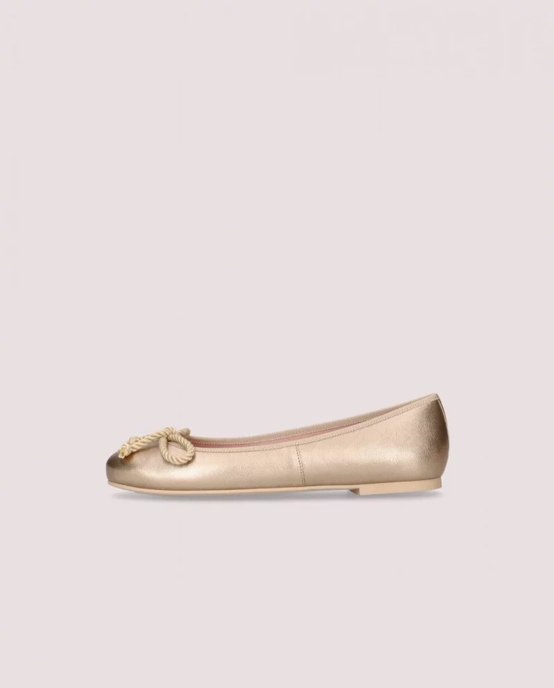 Rosario gold ballerinas - Imagen 2