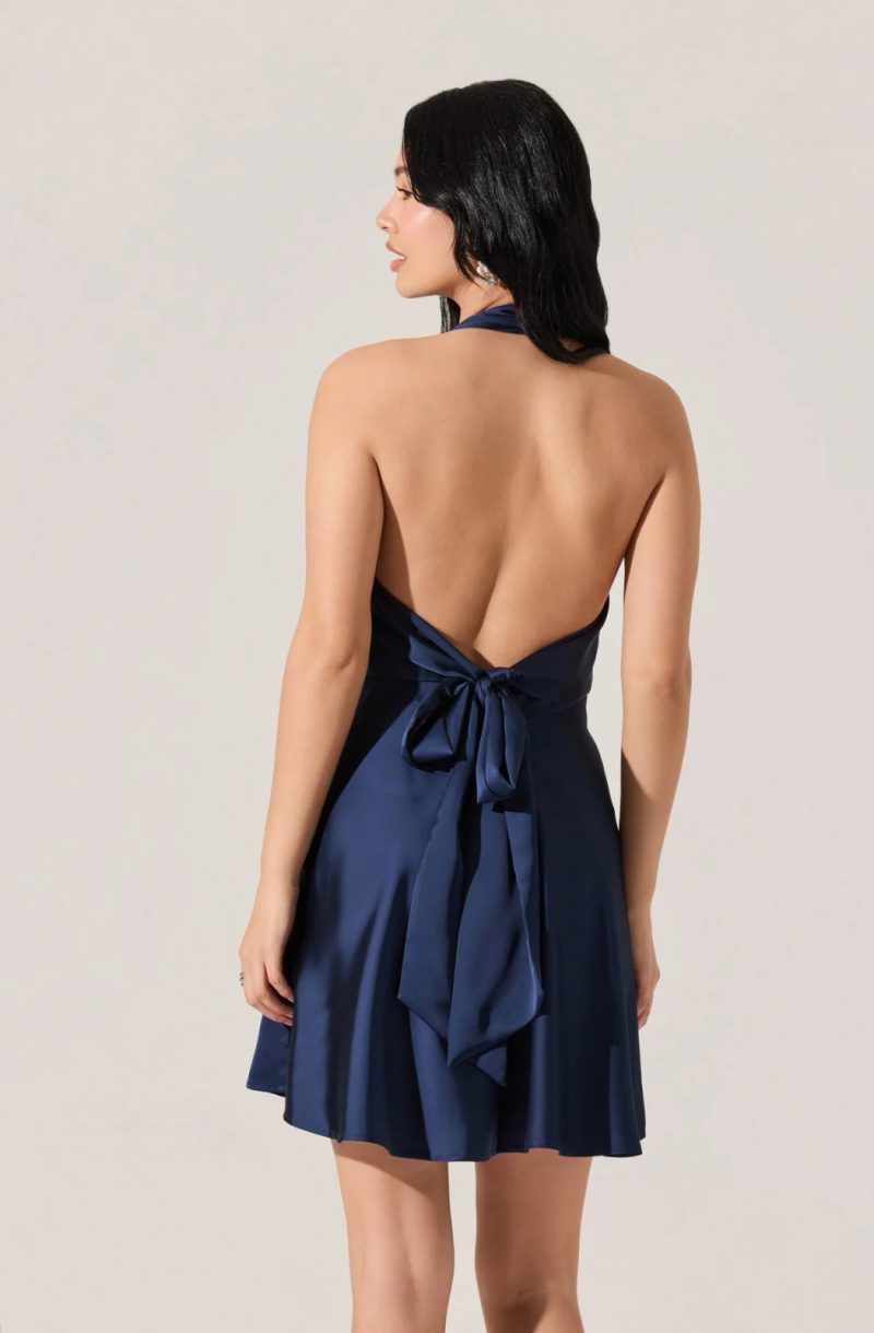 Mielle mini dress navy - Imagen 4