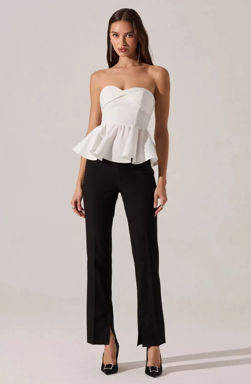 Melia Strapless white