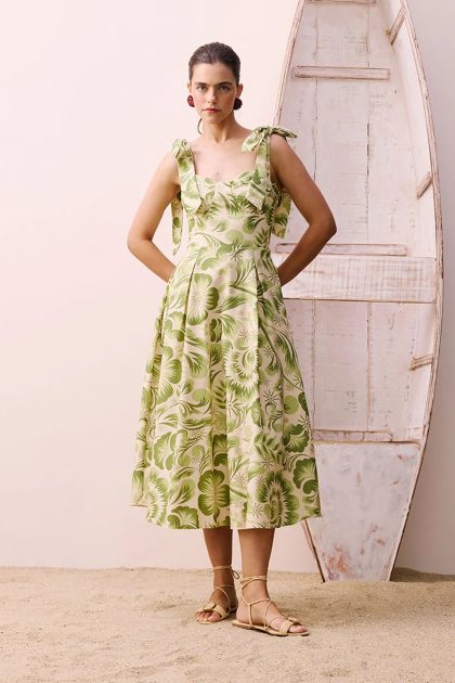 Shoulder tie light green